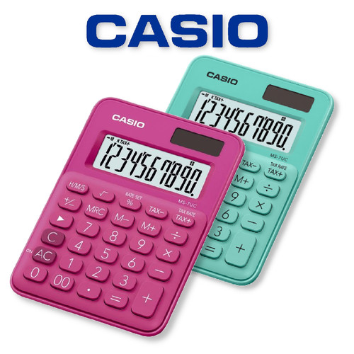 Calcolatrice casio 7uc rd - ms, 7uc-rd