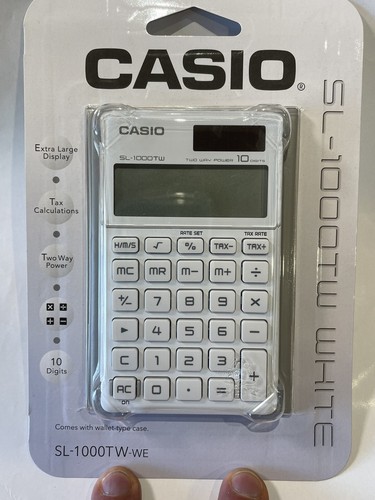 Calcolatrice casio 310uc we - calcolatrice, sl-310uc-we