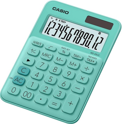 Calcolatrice casio 20uc gn - casio, ms-20uc-gn